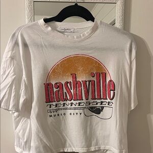 Carly Jean Los Angeles White Nashville Tee